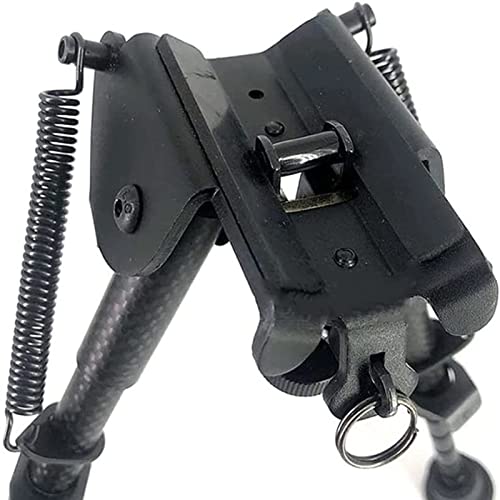 Hunting Rifle Bipod, 6in to 9in, Tactical Telescopic Bracket,Outdoor Adjustable Bracket, Quick Release with Adapter - Image 5