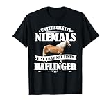 Divertente proverbio sui cavalli per gli appassionati di Haflinger. Ma anche per la fidanzata, il marito o il coniuge al compleanno o a Natale! Detto divertente: Mai sottovalutare una donna con un Haflinger