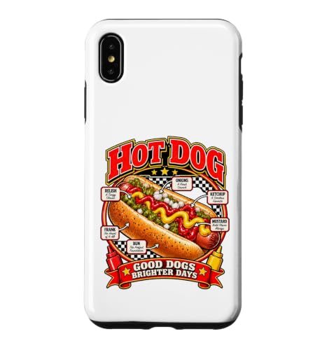 Good Dogs Brighter Days ���g���z�b�g�h�b�O�t�[�h���D�ƃf�U�C�� �X�}�z�P�[�X iPhone XS Max �p