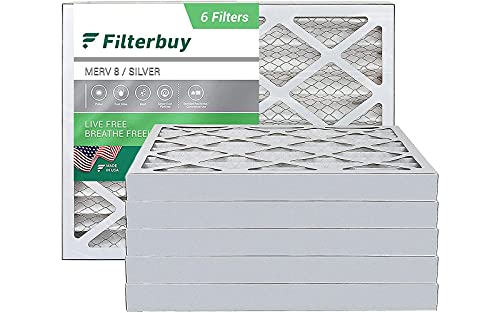 🛒 Flash Sale Filterbuy 20x22x2 Air Filter MERV 8, Pleated HVAC AC Furnace Filters (6-Pack, Silver) Black Friday Sale 2022 Filterbuy 20x22x2 Air Filter MERV 8, Pleated HVAC AC Furnace Filters (6-Pack, Silver)