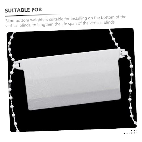 Poids pour chainette de store vertical blanc plastique accessoire leste store de bureau - 5