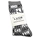 International Airport Codes, Aviation-Themed Premium Crew Socks 1-Pair