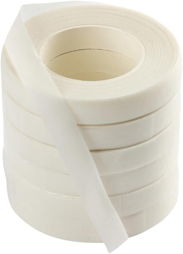 6 Rolls of White Floral Tape for Floral Arranging and Crafting-30 Yards a Roll for 180 Total Yards