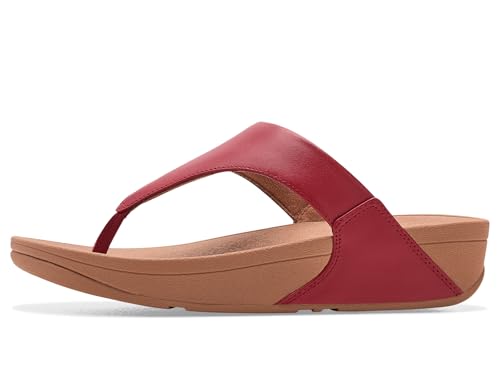 Image of FitFlop Womens Lulu Leather Toe Post Sandals