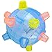 Hotainoys Dog Balls, Jumping Activation Interactive Dog Toys, Plastic Balls with Flashing Light & Sounds, Battery Powered Wireless 4.7 Inch Interactive Toys for Cats Dogs Moving Ball