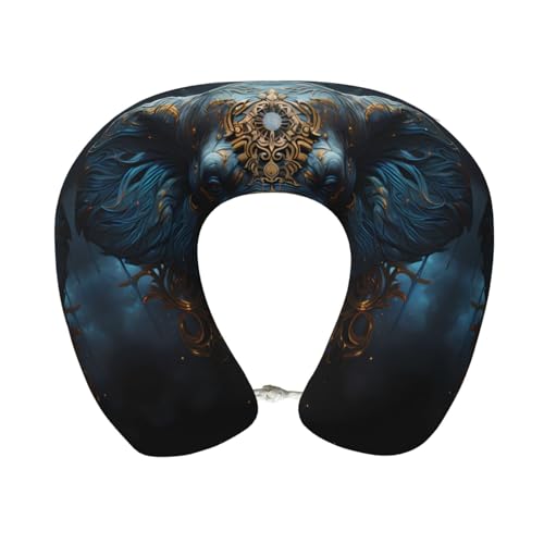 Almohada de viaje espuma viscoelástica tamaño U