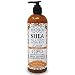 Shea Terra Organics Fragrance Free Nilotik' Shea Butter Lotion |Natural Daily Skin Moisturizer For Sensitive Skin - 16 oz
