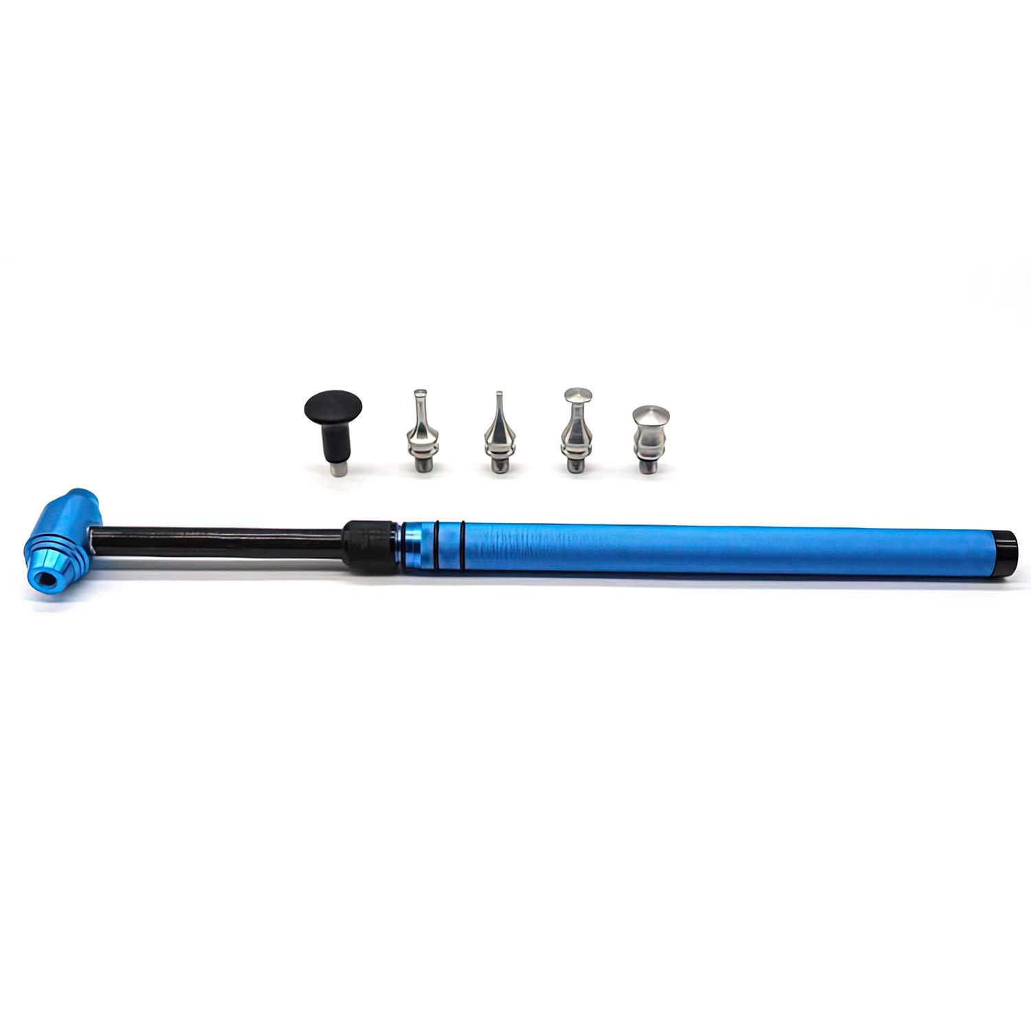 NIYATA Strumento per ammaccature, martello telescopico in lega di alluminio per riparazione ammaccature auto con 5 teste knock-down, kit di riparazione ammaccature auto, strumenti di riparazione