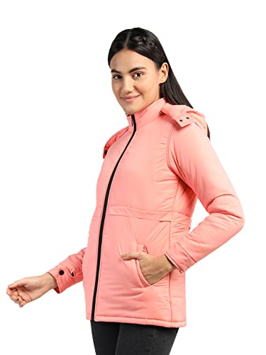 Image of CHKOKKO Women's Winter Quilted Jacket LightPeach S