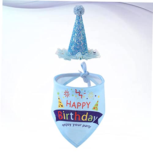 Balacoo 1 Conjunto acessório de aniversário para animais de estimação acessório para animais de esti