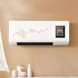 Portable Cooling and Heating Air Conditioners Heating System, Fan 2 in 1 Ductless Smart AC and Heater Combo Unit with Remote, No Exhaust Mini Split for Bedroom Bathroom Office(Red)