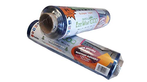 EZEE WRAP 1000 PLASTIC WRAP REFILL 1000-FT X 2 ROLLS of professional commercial grade wrap by E-ZEEWRAP - Image 4