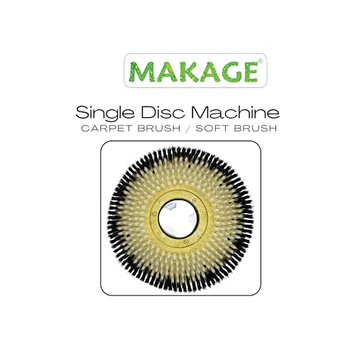 MAKAGE SINGLE DISC MACHINE 17 INCH CARPET BRUSH
