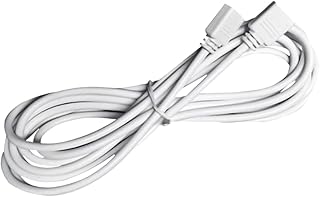 HEMOTON LED Strip Extension Cable 2pcs Light Bar RGB Light Cord Light Strip Extension Cord Terminal White Cable LED Strip Light Extension Cable