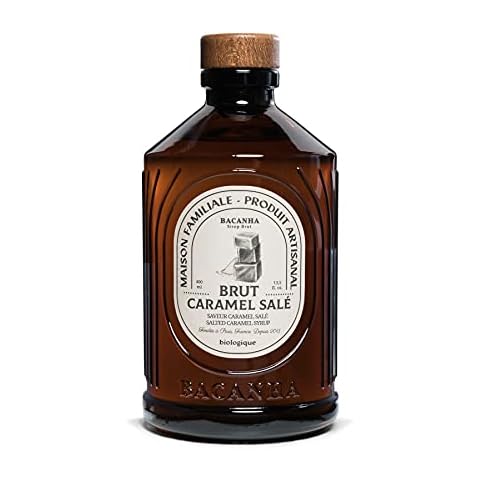 Bacanha Sirop Brut de Caramel Salé Bio 400 ml - Bio Gesalzenes Karamell Sirup aus Frankreich Cover