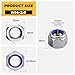 10-Pack M14-2.0 Nylon Insert Lock Nuts, Industrial Grade A2 Stainless Steel (304), for Automotive, Machinery & DIY