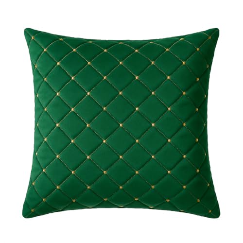 Image of mosey Boho Cushion Covers 20 inch x 20 inch Set of 2 | Pure Cotton 20x20 inch Cushion Cover 2020 | Soft Square Throw Pillow Cover 50 x 50cm for Sofa | Ochre