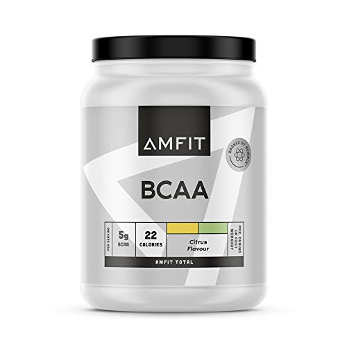 Marca Amazon Amfit Nutrition BCAA, sabor a citrinos, 500 g