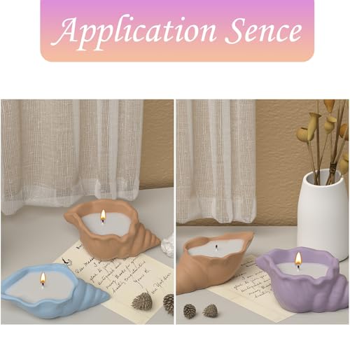 Moule silicone bougies 3D conque de haute précision géométrique - 8
