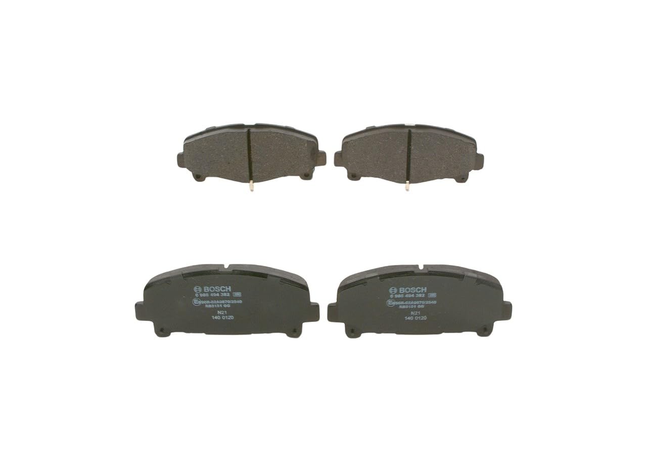 Bosch BP1290 - Pastiglie Freni Auto, Delantero - Calidad Bosch - Reducción de Ruido y Polvo - Certificación ECE-R90 - Sin Cobre - 1 Juego de 4 Pastillas
