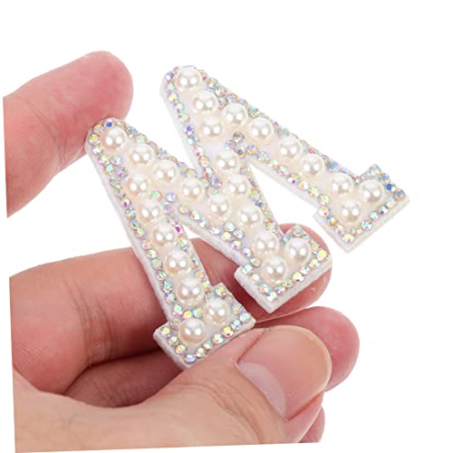 Patches thermocollants strass 52 lettres pour customiser vos vêtements