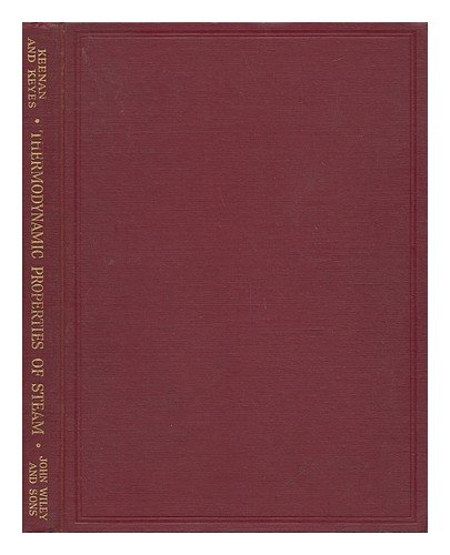 Thermodynamic properties of steam,: Including d... B000855JUI Book Cover