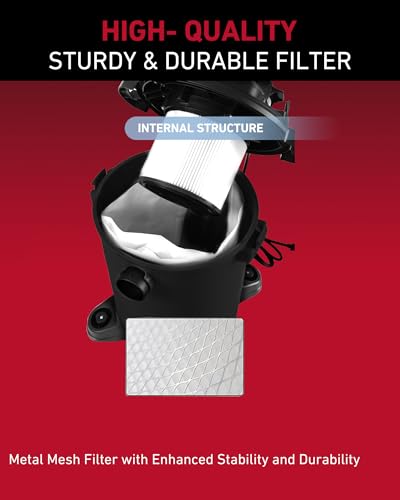 Image of 2 Pack Replacement for Shop Vac 90304 Standard Cartridge Filter | Precision OEM Fit, Professional Filtration, Built for Tough Jobs, Reusable Design, Trusted Performance