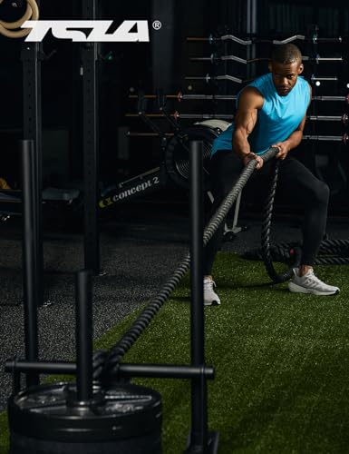 Kompressionslaufhose für Herren TSLA Dri Fit – Sportleggings im 2er Pack