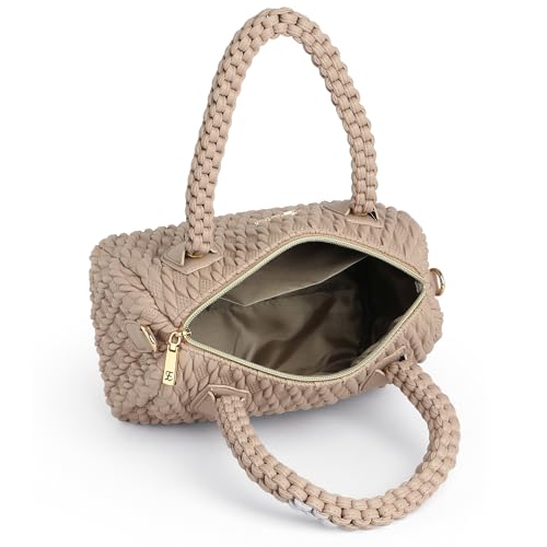 Image of EXOTIC Texture Braided Design Top Handle Handbag | Perfect For Gifts | Tranding Satchles Bag For Women