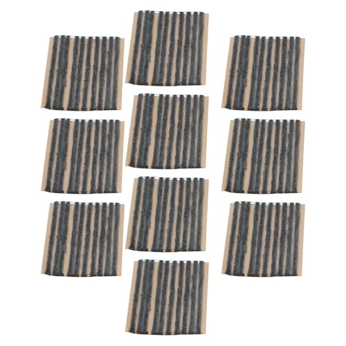 Image of Aramox Rubber Tire Plug, 100pcs, 100x3mm, Tubeless Tyre Sealing Strip for Car Motorcycle