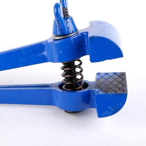 Mini tornillo de banco portátil azul de 160mm y alicates para joyería 5