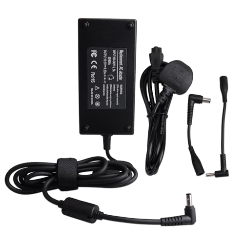 Cargador portatil MSI GF63 GF65 Katana 180W alimentador con tres clavijas AC