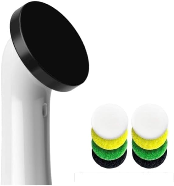 Household Cleaning Brush Heads - Electric Scrubbing Brush Accessory - Home, Kitchen & Bathroom - Removes Mould & Cleans Grout (Scrubbie Starter Pack)