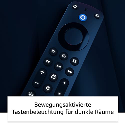 Alexa-Sprachfernbedienung Pro von Amazon für Fire TV, mit Remote Finder, TV-Steuerungstasten und Tasten mit Hintergrundbeleuchtung… – Ansicht 4