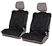 On-The-Go Waterproof Car Seat Protector (2 Pieces) - Heavy Duty Black Oxford Fabric Seat Cover for Car, Truck and SUV