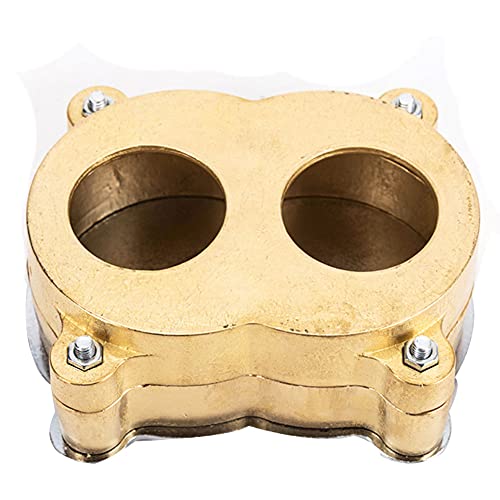 Matraz de dentadura de laboratorio dental, piezas de compresor de matraz de dentadura de cobre dental Piezas de equipo de compresión de prensa dental (XL)