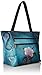 Anna by Anuschka womens N157Genuineleatherconvertible Large Tote Hand-painted Original Artwork,Denim Floral Paisley,Large