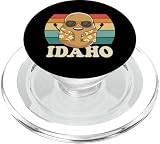Funny Idaho Potato Sunglasses Vintage Distressed Tee PopSockets PopGrip for MagSafe