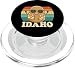 Funny Idaho Potato Sunglasses Vintage Distressed Tee PopSockets PopGrip for MagSafe