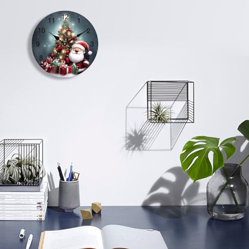 Horloge murale décorative à piles en PVC pour bureau - 3