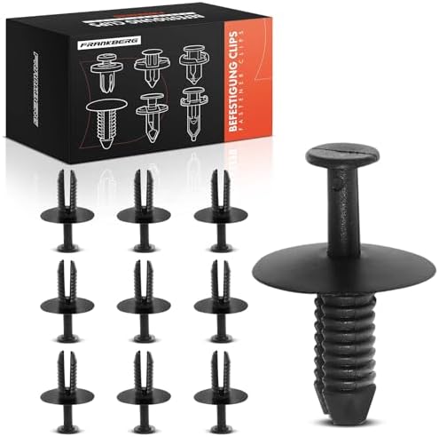 Frankberg 10x Clips de fijación Cubierta del paso de rueda Parach...