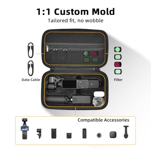Étui Pocket 4 étanche antichoc avec rangement pour accessoires