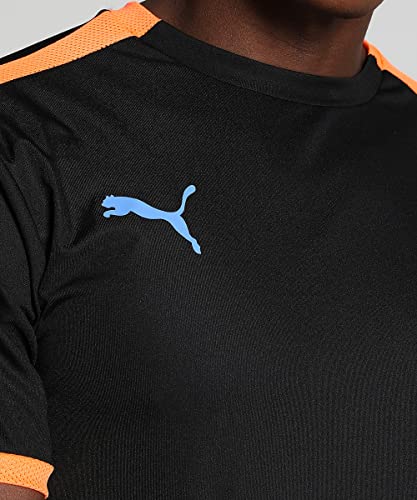 Image of Puma Men's teamLIGA Football Jersey | Lightweight and Sweat Proof Polyester Sports Crew Neck Training T-Shirt for Men | Breathable Athletic T-Shirt for Football & Sports
