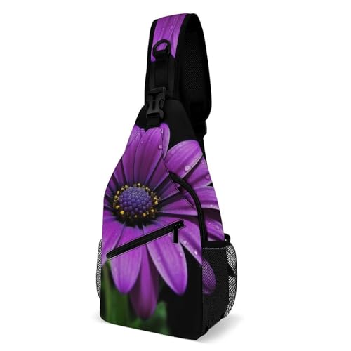 Mochila tipo sling blanca para hombre y mujer