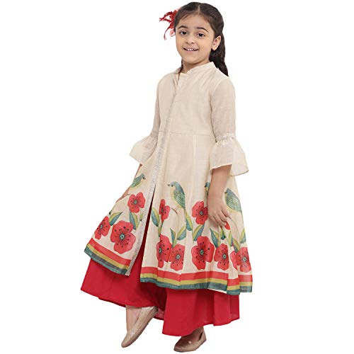 Image of Bitiya By Bhama Girl's Cotton Kurta Sets