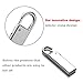 Zpsolution Zipper Pull Replacement Metal Zipper Handle Mend Fixer for Luggage Suitcases Bags