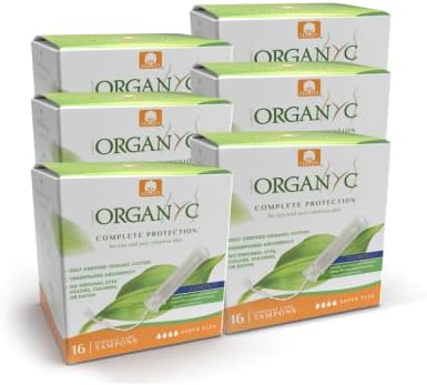 Natracare Organic Non Applicator Super Plus Tampons 20 Per Pack