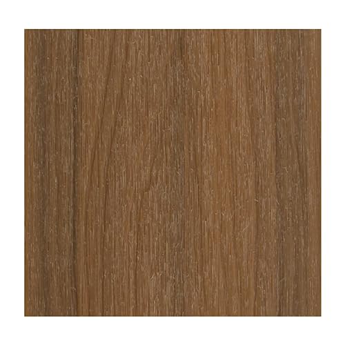 UltraShield Naturale Columbus 1 in. x 6 in. x 1 ft. Composite Hybrid Deck Board Sample (Peruvian Teak)