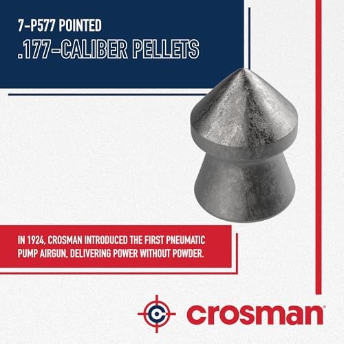 Crosman 7-P577 Pointed 0.177 Caliber Airgun Pellets (500-Count) — view 6