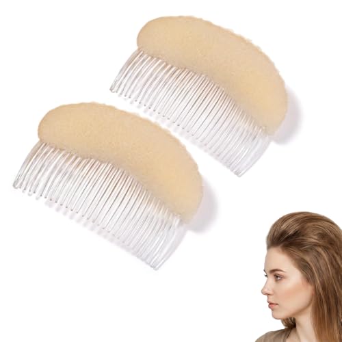 Insertos de volumen para peinado 2 piezas Beige miniatura 1